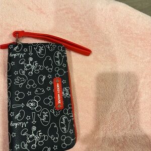 Disney Black and Red Wristlet Clutch